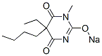 CAS#: 64058-00-0, 5-Butyl-5-Ethyl-1-Methyl-2-Sodiooxy-4,6(1H,5H)-Pyrimidinedione