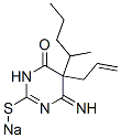 CAS#: 64058-16-8, 5-Allyl-5,6-Dihydro-6-Imino-5-(1-Methylbutyl)-2-Sodiothio-4(3H)-Pyrimidinone