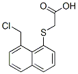 CAS 登录号：64059-42-3， 2-[(8-氯甲基萘-1-基)硫代]乙酸