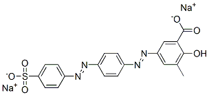 CAS#: 6406-37-7, Disodium 3-Methyl-5-[[4-[(4-Sulphonatophenyl)Azo]Phenyl]Azo]Salicylate