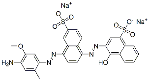 CAS#: 6406-47-9, 4-[(4-Amino-2-Methyl-5-Methoxyphenyl)Azo]-1'-Hydroxy-[1,2'-Azobisnaphthalene]-4',6-Disulfonic Acid Disodium Salt