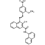 CAS#: 6407-71-2, 3-Hydroxy-4-[(2-Methoxy-4-Nitrophenyl)Diazenyl]-N-(1-Naphthyl)-2-Naphthamide