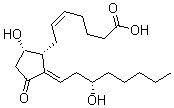 CAS 登录号：64072-89-5， (5Z,9A,12E,15S)-9,15-二羟基-11-氧代-前列腺-5,12-二烯-1-酸