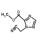 CAS 登录号：64074-24-4， 甲基1-(氰基甲基)-1H-1,2,4-三唑-5-羧酸酯