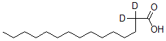 CAS#: 64118-45-2, Pentadecanoic-2,2-D2acid