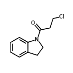 CAS#: 64140-62-1, 3-Chloro-1-(2,3-dihydro-1H-indol-1-yl)-1-propanone