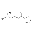 CAS#: 64153-57-7, 2-(Dimethylamino)ethyl cyclopentanecarboxylate