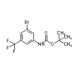 CAS#: 641571-03-1, 2-Methyl-2-propanyl [3-bromo-5-(trifluoromethyl)phenyl]carbamate