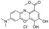 CAS 登录号：6416-51-9， 7-(二甲基氨基)-3,4-二羟基-1-(甲氧羰基)吩恶嗪-5-鎓氯化物