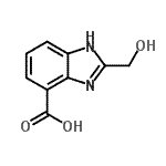 CAS#: 64183-70-6, 2-(Hydroxymethyl)-1H-benzimidazole-4-carboxylic acid