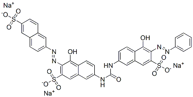 CAS#: 6420-41-3, Trisodium 4-Hydroxy-7-[[[[5-Hydroxy-6-(Phenylazo)-7-Sulphonato-2-Naphthyl]Amino]Carbonyl]Amino]-3-[(6-Sulphonato-2-Naphthyl)Azo]Naphthalene-2-Sulphonate
