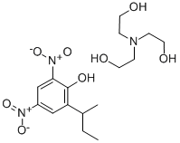 CAS 登录号：6420-47-9， 2-仲丁基-4,6-二硝基苯酚三乙醇胺盐