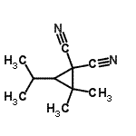 CAS#: 64206-82-2, 3-Isopropyl-2,2-dimethyl-1,1-cyclopropanedicarbonitrile