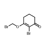 CAS#: 642088-08-2, 2-Bromo-3-(bromomethoxy)-2-cyclohexen-1-one