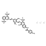 CAS#: 6421-66-5, Trisodium 3-{[4-({6-[(4-Aminobenzoyl)Amino]-1-Hydroxy-3-Sulfonato-2-Naphthyl}Diazenyl)-3,5-Dimethylphenyl]Diazenyl}-1,5-Naphthalenedisulfonate