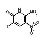 CAS#: 642460-96-6, 6-Amino-3-iodo-5-nitro-2(1H)-pyridinone