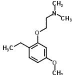 CAS#: 642494-83-5, 2-(2-Ethyl-5-methoxyphenoxy)-N,N-dimethylethanamine