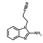 CAS#: 64266-26-8, 3-(2-Amino-1H-benzimidazol-1-yl)propanenitrile