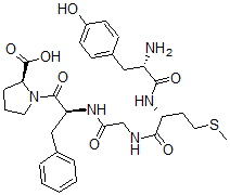 CAS#: 64267-98-7, Met(2)-Pro(5)-Enkephalin