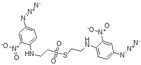 CAS 登录号：64273-10-5， 二-N-(2-硝基-4-叠氮基苯基)胱胺-S,S-二氧化物