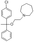 CAS#: 64294-95-7, 1-[2-[1-(4-Chlorophenyl)-1-Phenylethoxy]Ethyl]Hexahydro-1H-Azepine