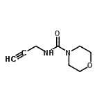 CAS 登录号：643083-75-4， N-(2-丙炔-1-基)-4-吗啉甲酰胺