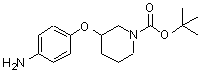 CAS#: 643087-95-0, tert-butyl 3-(4-aminophenoxy)piperidine-1-carboxylate