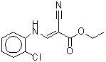 CAS 登录号：64317-75-5， (2E)-3-[(2-氯苯基)氨基]-2-氰基丙烯酸乙酯