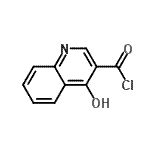 CAS#: 64321-68-2, 4-Hydroxy-3-quinolinecarbonyl chloride