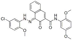 CAS#: 64346-10-7, (4E)-4-[(5-Chloro-2-Methoxy-Phenyl)Hydrazinylidene]-N-(2,5-Dimethoxyphenyl)-3-Oxo-Naphthalene-2-Carboxamide
