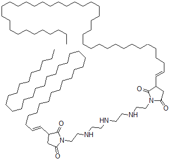 CAS#: 64346-93-6, 1-[2-[[2-[[2-[[2-[3-(Dotetracontenyl)-2,5-Dioxo-1-Pyrrolidinyl]Ethyl]Amino]Ethyl]Amino]Ethyl]Amino]Ethyl]-3-(Hexatriacontenyl)Pyrrolidine-2,5-Dione
