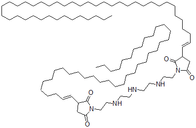 CAS#: 64347-03-1, 1-[2-[[2-[[2-[[2-[2,5-Dioxo-3-(Tetratetracontenyl)-1-Pyrrolidinyl]Ethyl]Amino]Ethyl]Amino]Ethyl]Amino]Ethyl]-3-(Octatriacontenyl)Pyrrolidine-2,5-Dione