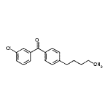 CAS#: 64358-14-1, (3-Chlorophenyl)(4-pentylphenyl)methanone