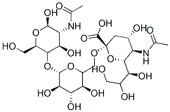 CAS#: 64364-50-7, (2R,4S,5R,6R)-5-Acetamido-2-[[(2R,3S,4S,5R,6S)-6-[(2R,3S,4R,5R,6R)-5-Acetamido-4,6-Dihydroxy-2-(Hydroxymethyl)Oxan-3-Yl]Oxy-3,4,5-Trihydroxy-Oxan-2-Yl]Methoxy]-4-Hydroxy-6-[(1S,2R)-1,2,3-Trihydroxypropyl]Oxane-2-Carboxylic Acid