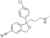 CAS#: 64372-52-7, 1-(4-Chlorophenyl)-1-[3-(methylamino)propyl]-1,3-dihydro-2-benzofuran-5-carbonitrile
