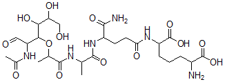 CAS 登录号：64374-58-9， 胞壁酰三肽