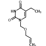 CAS#: 643742-69-2, 1-[(Allyloxy)methyl]-5-ethyl-2,4(1H,3H)-pyrimidinedione