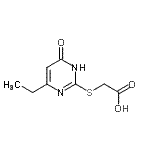 CAS#: 643749-97-7, [(4-Ethyl-6-oxo-1,6-dihydro-2-pyrimidinyl)sulfanyl]acetic acid