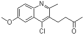 CAS 登录号：64375-68-4， 4-(4-氯-6-甲氧基-2-甲基-3-喹啉基)-2-丁酮