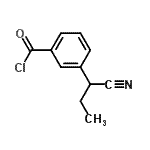 CAS 登录号：64379-73-3， 3-(1-氰基丙基)苯甲酰氯