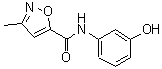 CAS#: 64384-94-7, N-(3-Hydroxyphenyl)-3-methyl-1,2-oxazole-5-carboxamide