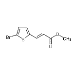 CAS#: 64389-22-6, Methyl (2E)-3-(5-bromo-2-thienyl)acrylate