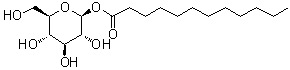 CAS#: 64395-92-2, 1-O-Dodecanoyl-beta-D-glucopyranose