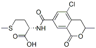 CAS#: 64398-33-0, N-[(5-Chloro-3,4-Dihydro-3-Methyl-1-Oxo-1H-2-Benzopyran-7-Yl)Carbonyl]-L-Methionine