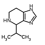 CAS 登录号：64423-48-9， 4-异丙基-4,5,6,7-四氢-1H-咪唑并[4,5-c]吡啶