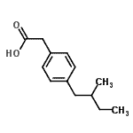 CAS 登录号：64451-68-9， [4-(2-甲基丁基)苯基]乙酸
