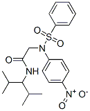 CAS#: 6448-97-1, 2-[Benzenesulfonyl-(4-Nitrophenyl)Amino]-N-(2,4-Dimethylpentan-3-Yl)Acetamide