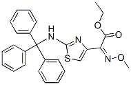 CAS 登录号：64485-89-8， (Z)-alpha-(甲氧基亚胺)-2-(三苯甲基氨基)噻唑-4-乙酸乙酯