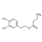 CAS 登录号：644985-85-3， 2-(3,4-二羟基苯基)乙基丁酸酯