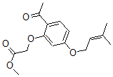 CAS 登录号：64506-47-4， 2-[2-乙酰基-5-[(3-甲基-2-丁烯-1-基)氧基]苯氧基]-乙酸甲酯